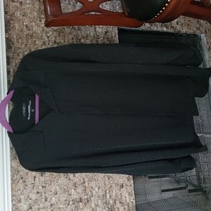 Men's black dress shirt